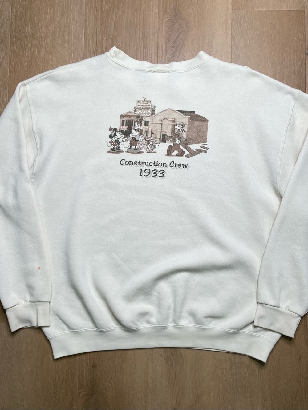 Vintage Mickey Crewneck Long Sleeve Sweater 90s The Disney Store - Picture 4 of 9
